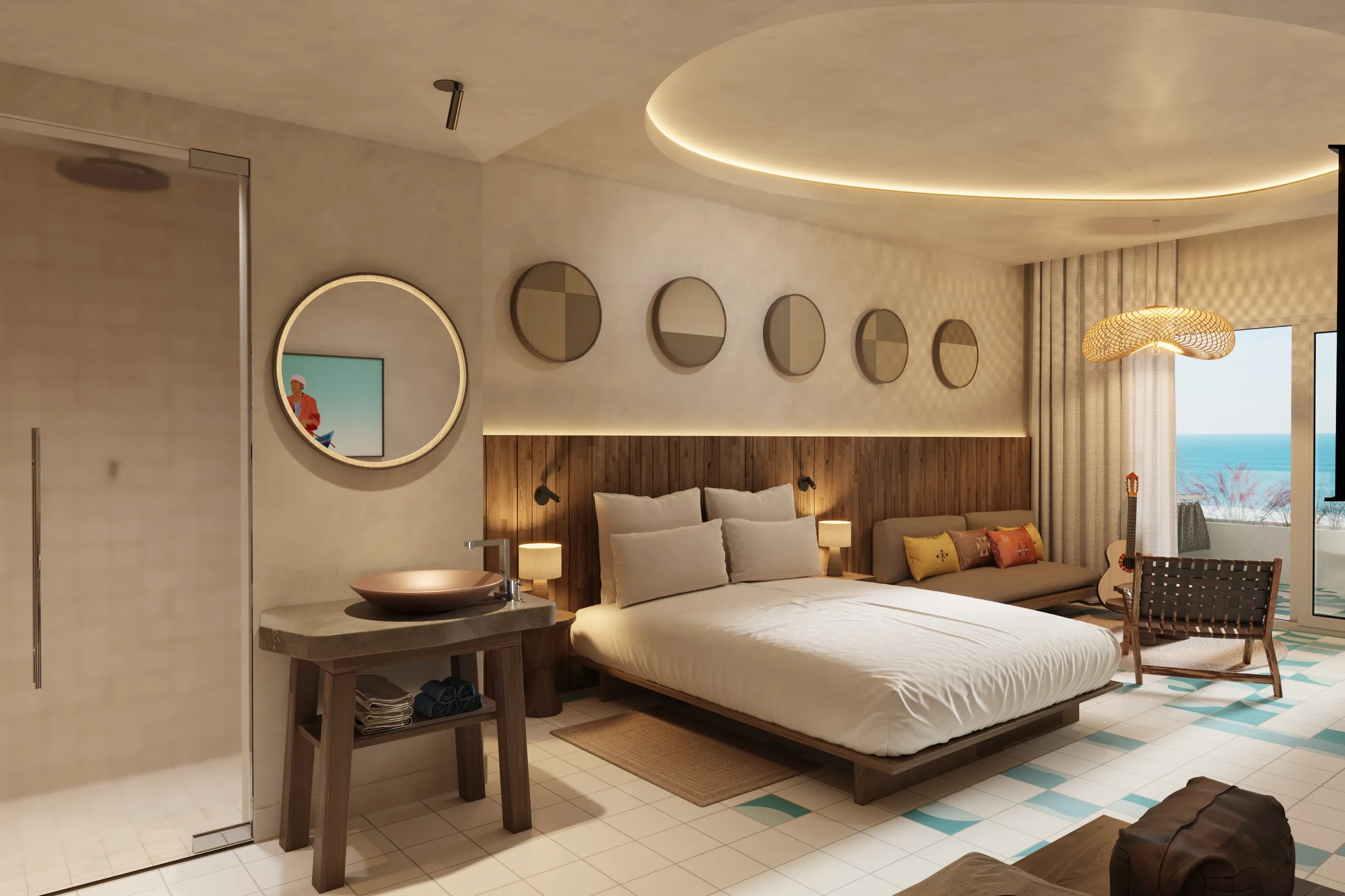 Devils Rock Hotel, chambre