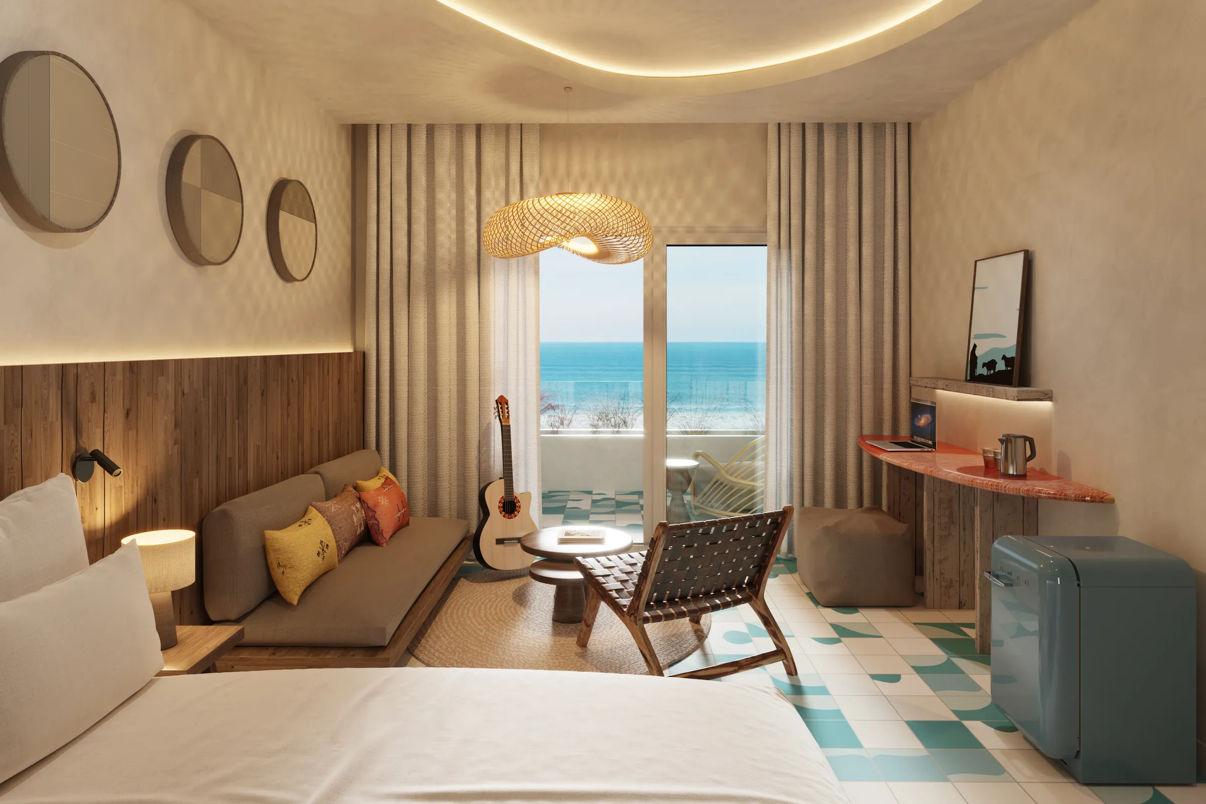 Devils Rock Hotel, chambre