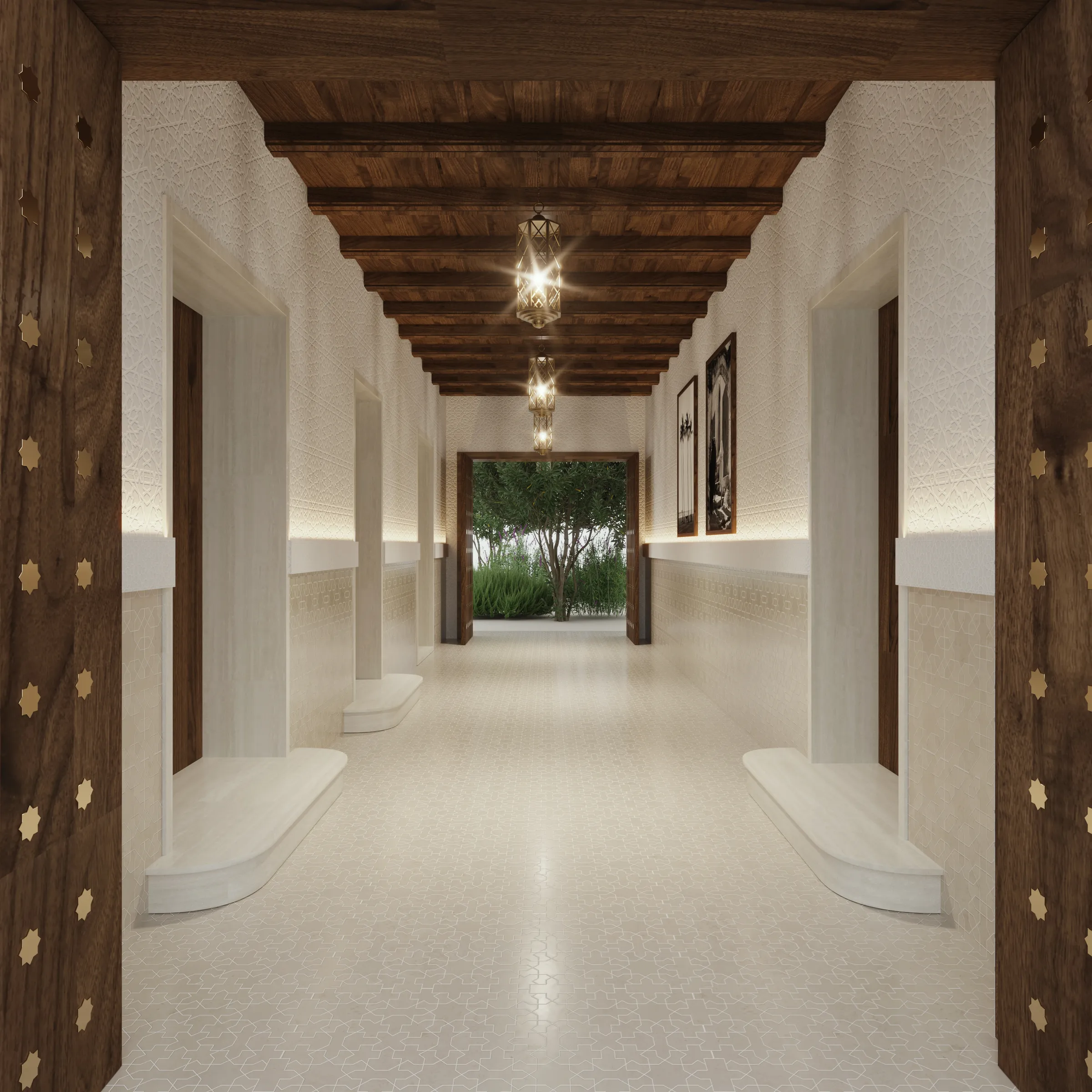 Riad Hermes & SPA, couloir