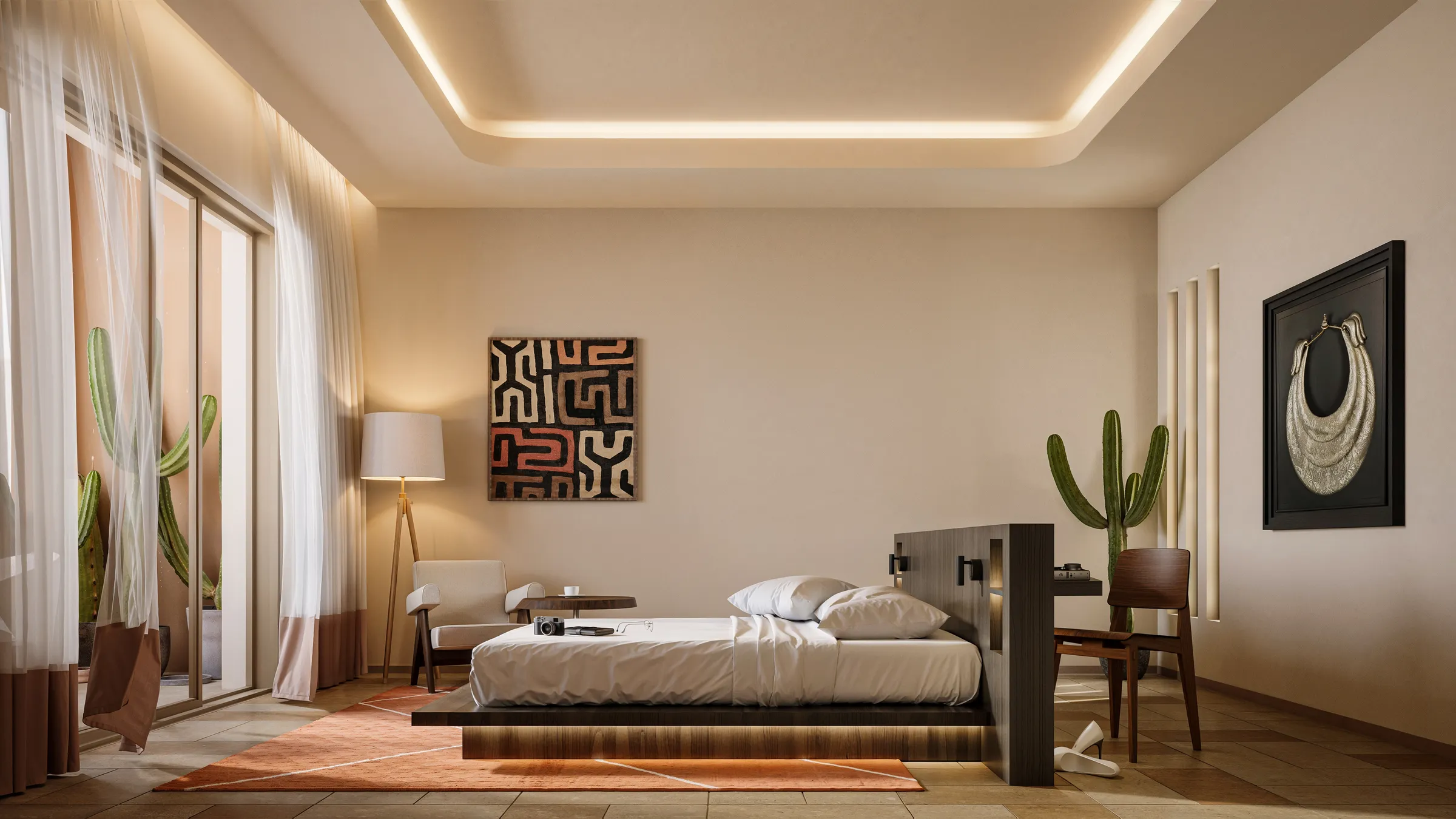 Villa Kactus, chambre principale