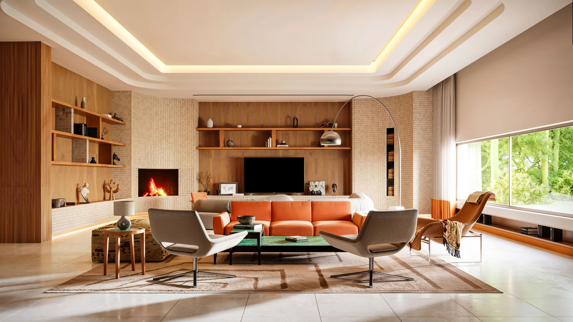 Maison Perreaux, salon